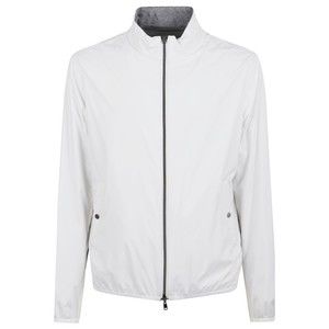 Herno Minimalist Zip-Up Jacket With Stand Collar - NWT